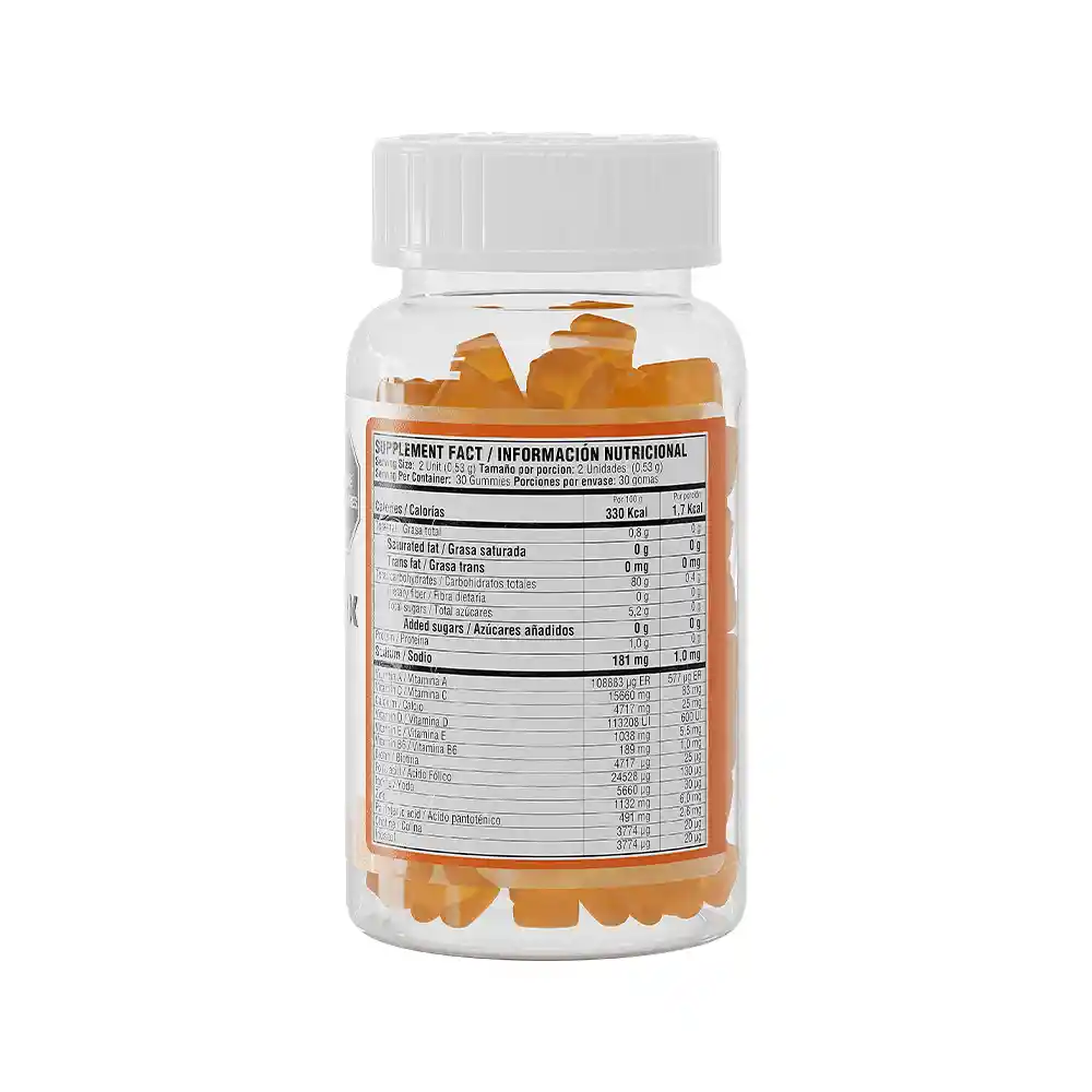 B Complex Gomas Naranja Frasco