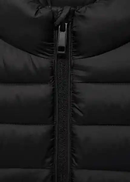 Abrigo Anorak Unico7 Negro Talla 08 Niños Mango