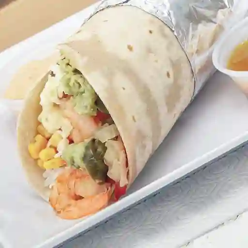 Burrito de camarones