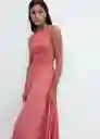 Vestido Caldera-A Coral Talla S Mujer Mango