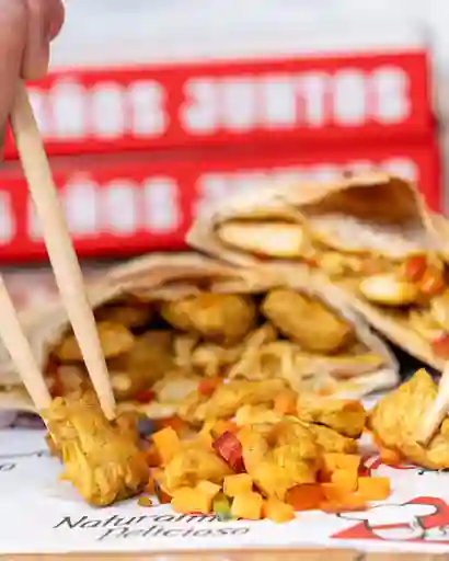 PANZAROTTI AL CURRY + Gaseosa Pet 400 ml