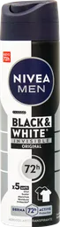 Nivea Men Antitranspirante Black & White Invisible en Spray