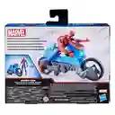 Marvel Figura de Acción con Moto Arácnida Spider Man