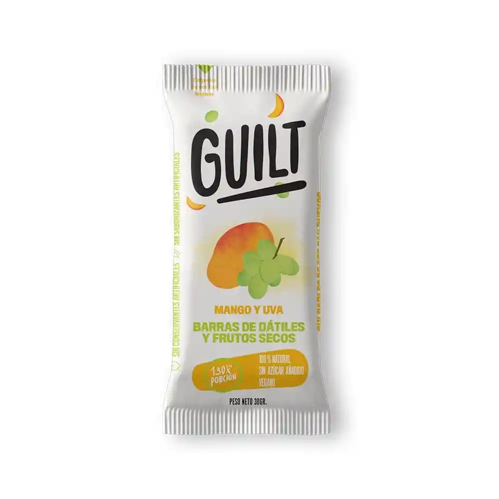 Guilt Barra de Dátiles y Frutos Secos Mango y Uva