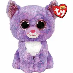 Ty Peluche Beanie Boos Cassidy Gato Lila