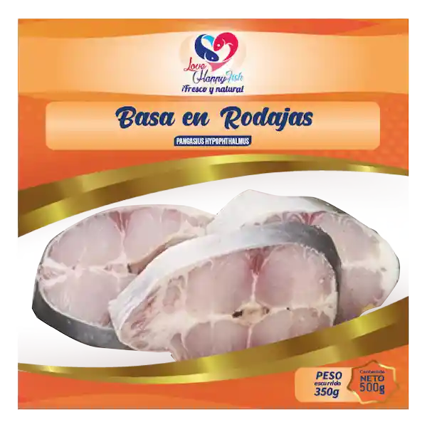 Love Happy Fish Basa en Rodajas 500 g