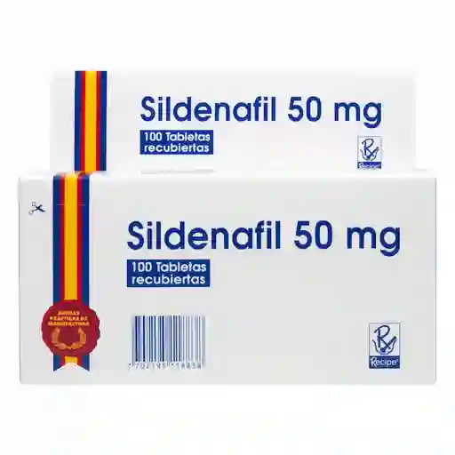 Sildenafil Bussie50 Mg 100 Tabletas Rc