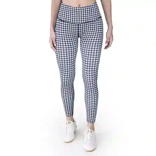 Legging Houndstooth Blanco y Negro Talla L Everlast