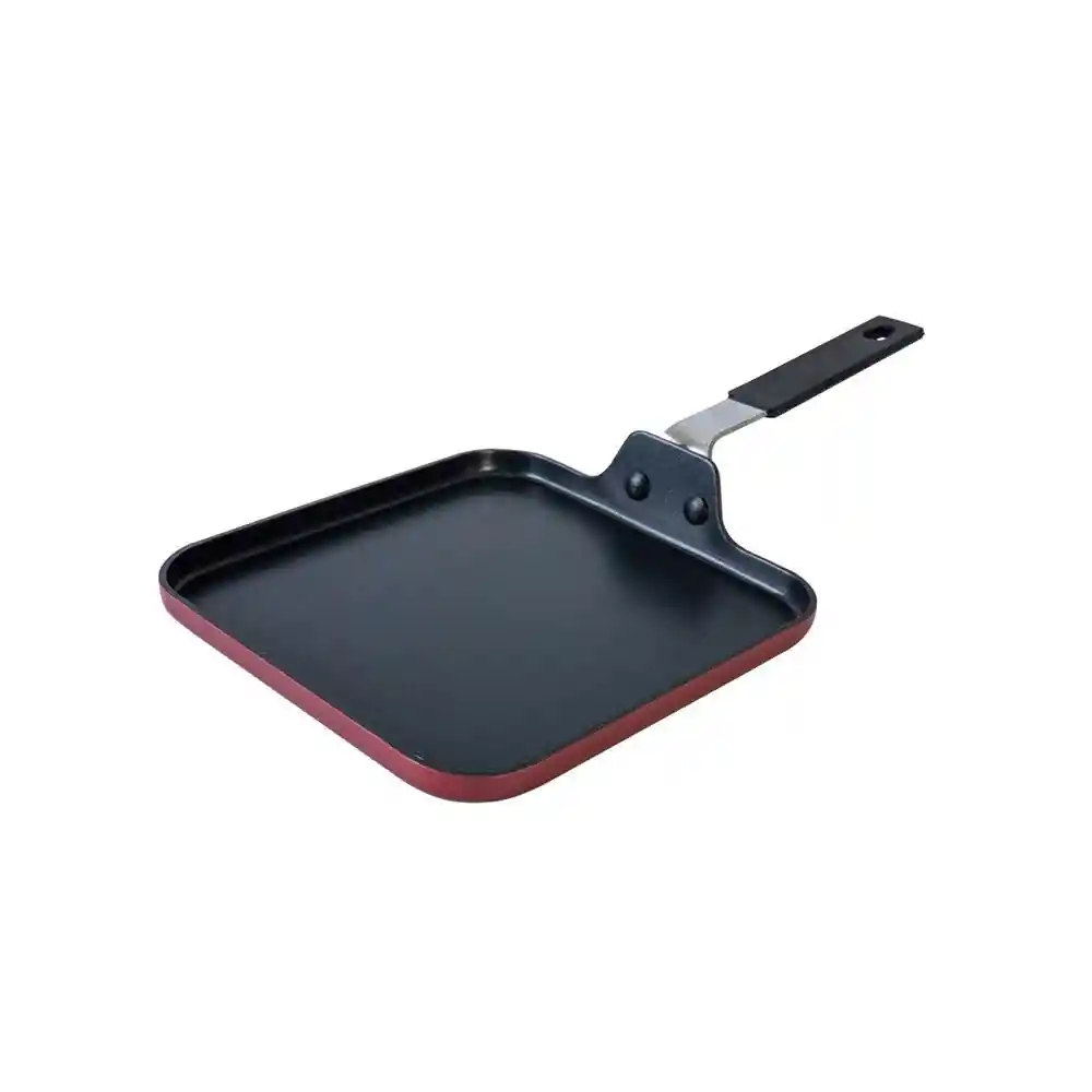 Sartén Cuadrado Melvic Aluminio Cerámica 1 Pieza Vinotinto