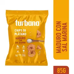 Turbana Chips de Plátano Maduro con Sal Marina