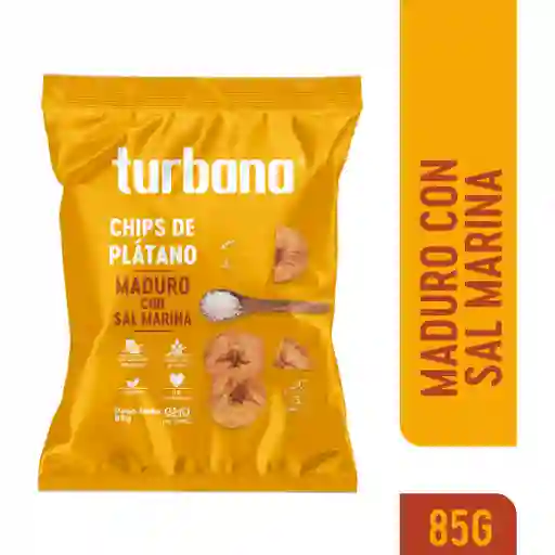 Turbana Chips de Plátano Maduro con Sal Marina
