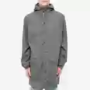 Inkanta Chaqueta Larga Rains Gris Talla S/M