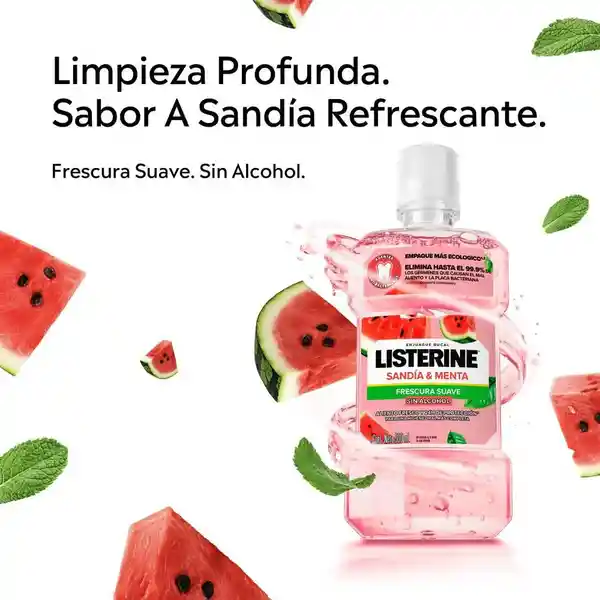 Listerine Enjuague Bucal Sandía & Menta