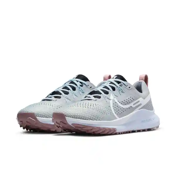 Nike Zapatos W React Pegasus Trail 4 Para Mujer Gris Talla 8