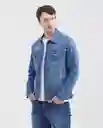 Chaquera Linea Masculino Azul Frances Medio Talla M Chevignon