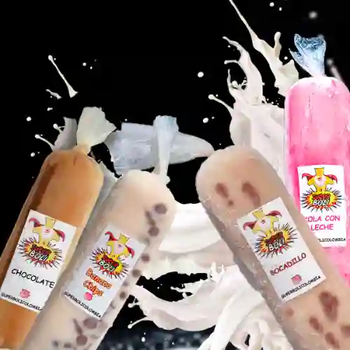 4 Bolis surtidos categoría leche normal
