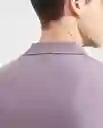 Camiseta Polo Muscle Morado Efímero Oscuro S Chevignon