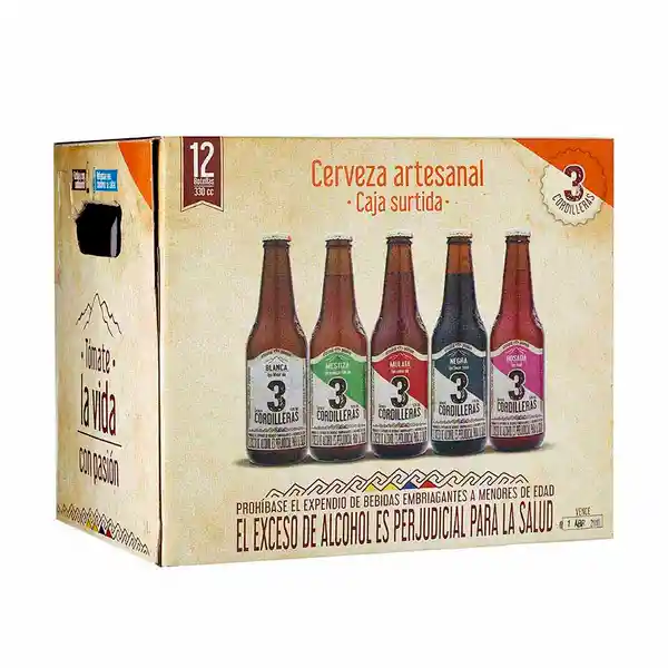 3 Cordilleras Cerveza Surtido