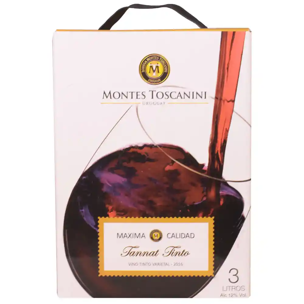 Vino Tinto Tannat Montes Toscanini 3 L