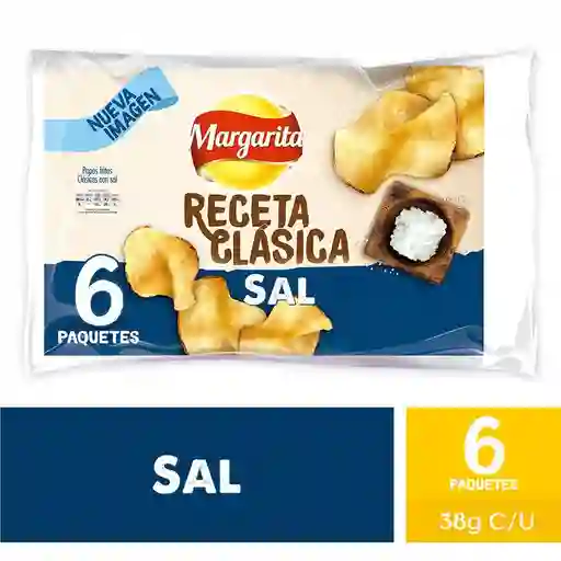 Margarita Papas Fritas Receta Clásica Sal