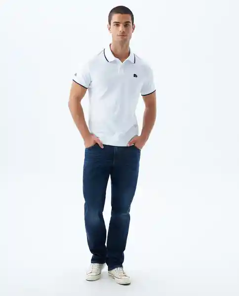Camiseta Hombre Blanco Talla M 800G001_BLA110601 Americanino