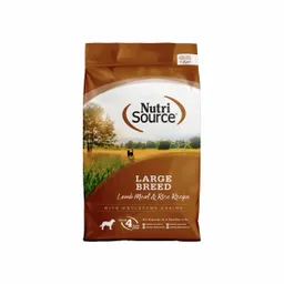 NutriSource Alimento Para Perro Large Breed Adult Lamb & Rice