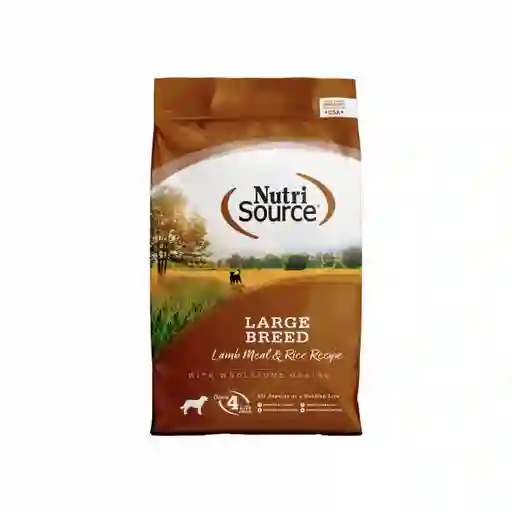 NutriSource Alimento Para Perro Large Breed Adult Lamb & Rice