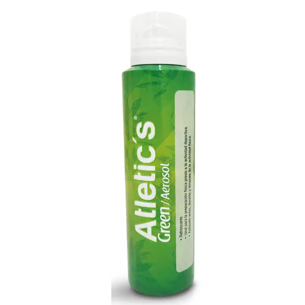 Atletics Green Aerosol Frasco