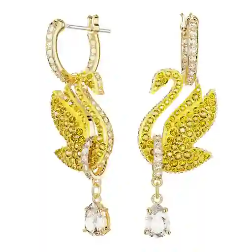 Aretes Iconic Swan Amarillo 5647543 Swarovski