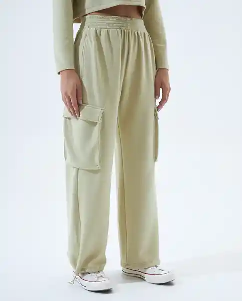 Pantalón Mujer Verde Talla 12 631F000 Americanino