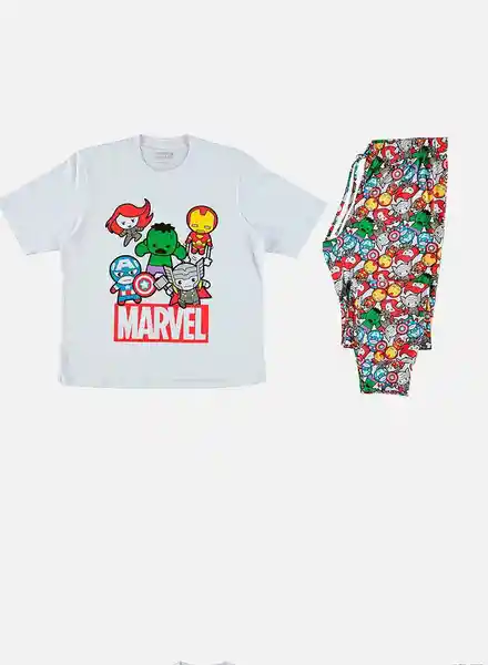 Marvel Pijama Para Mujer Estampado Talla XL