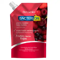 Bacterion Jabón Líquido Antibacterial de Frutos Rojos