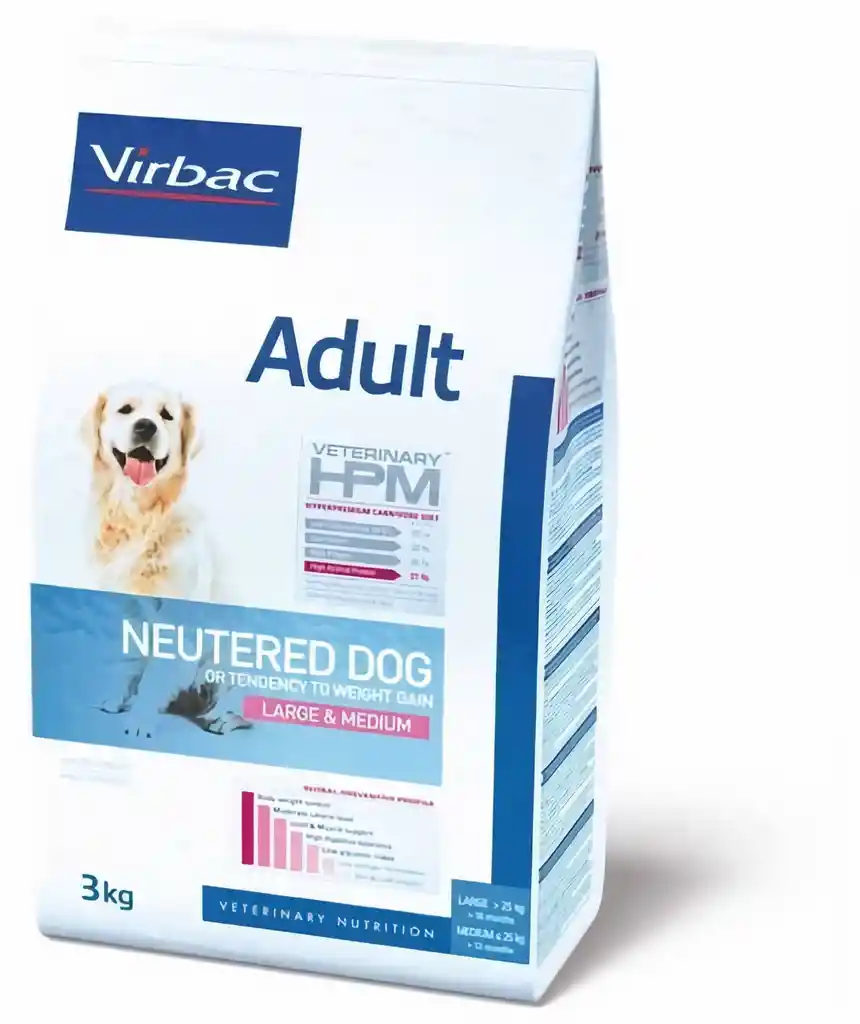 Virbac Alimento Para Perro Adult Dog Neutered Large And Medium
