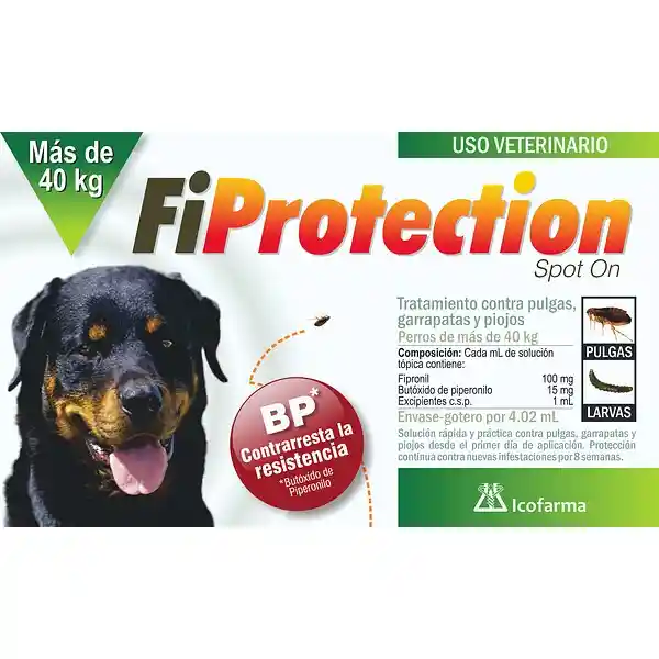 Fiprotection Antipulgas y Garrapatas para Perro