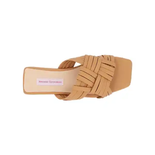 Sandalias Plana Creta Beige Talla 39