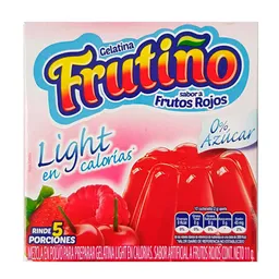 Frutiño Gelatina en Polvo Light Sabor a Frutos Rojos