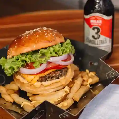Burger Veggie con Papas