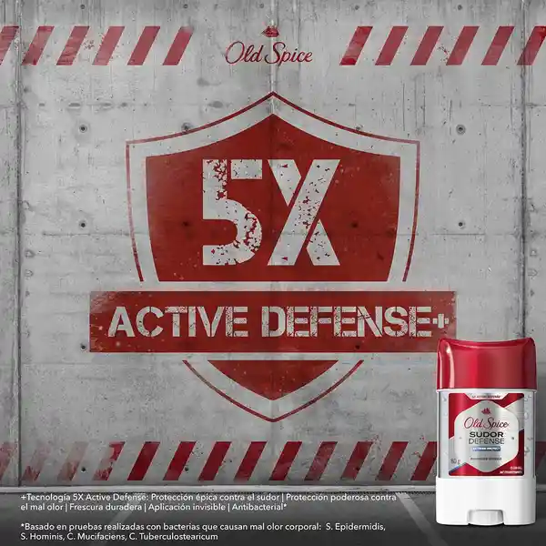 Gel Antitranspirante para hombre Old Spice Sudor Defense Extreme Protect 80 g