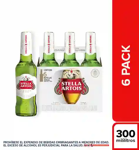 Stella Artois Pack Cerveza 6 x 300 mL