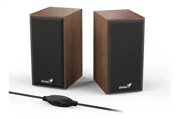 Genius Parlante USB Wooden Black Sp-Hf-180 (Black)