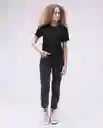  Camiseta Mujer Negro Talla Xl 600D000 AMERICANINO 