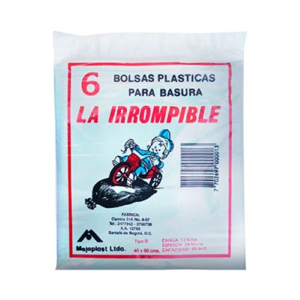 Bolsa Basura la Irrompible 6 und