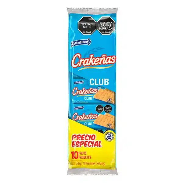 Crakeñas Galleta Club Individual