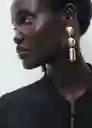 Pendientes Lara Oro Talla 99 Mujer Mango