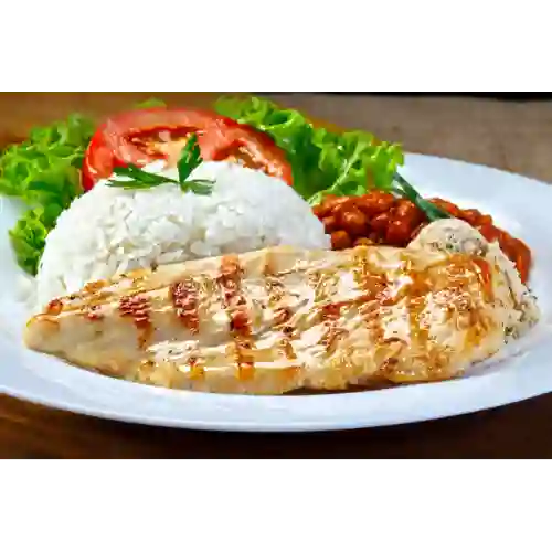 Corrientazo con Pechuga a la Plancha