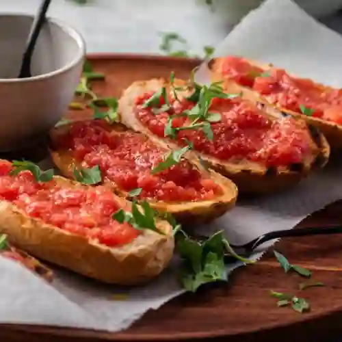 Pan con Tomate