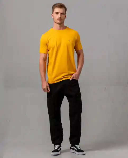 Camiseta Hombre Amarillo Talla L 150942C Rifle