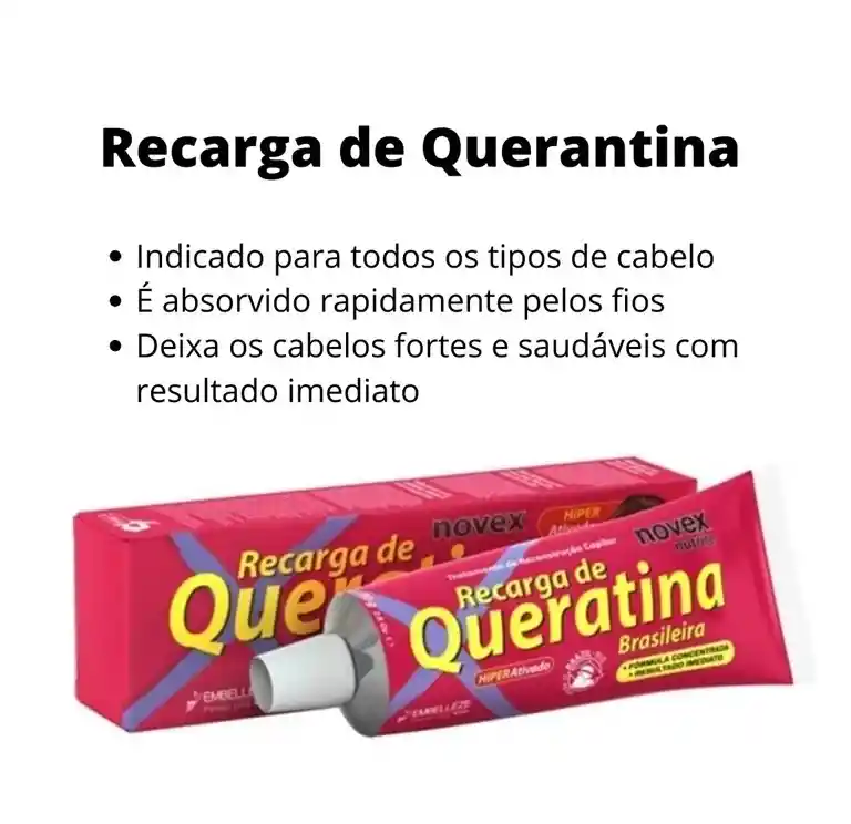 Recarga De Queratina Brasilera Novex