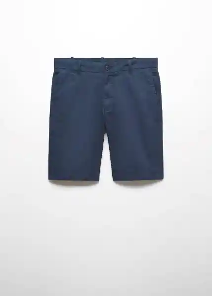 Bermuda Gracia-H Navy Talla 44 Hombre Mango