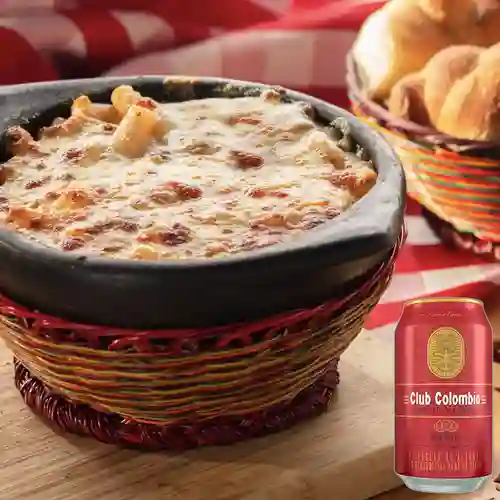 Combo Pasta Alforno Boloñesa + Club Cola Roja Lata 330ml